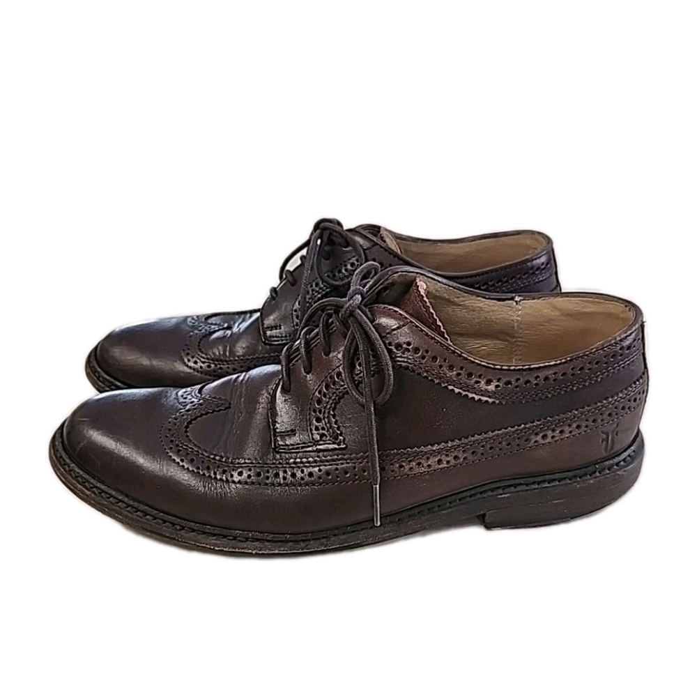 Frye Jamie Wingtip 84590 Oxford Mens Leather Dress Shoes Brown Size 8.5D